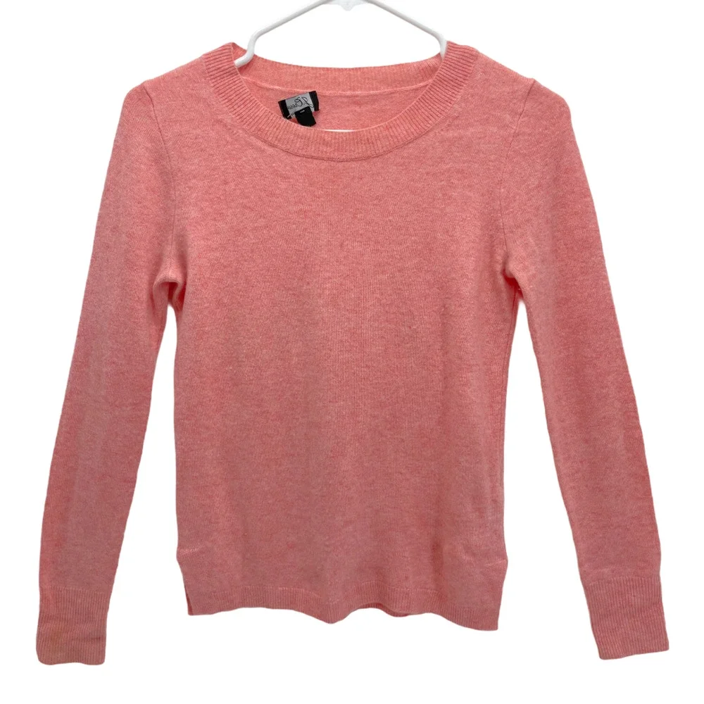 J. Crew Pink Crew Neck Sweater